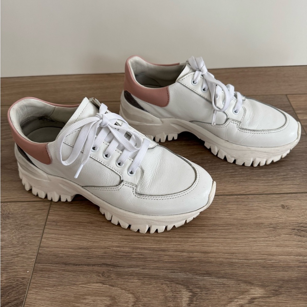 “SOLD” Sister x Soeur Jade Chunky Leather Sneakers